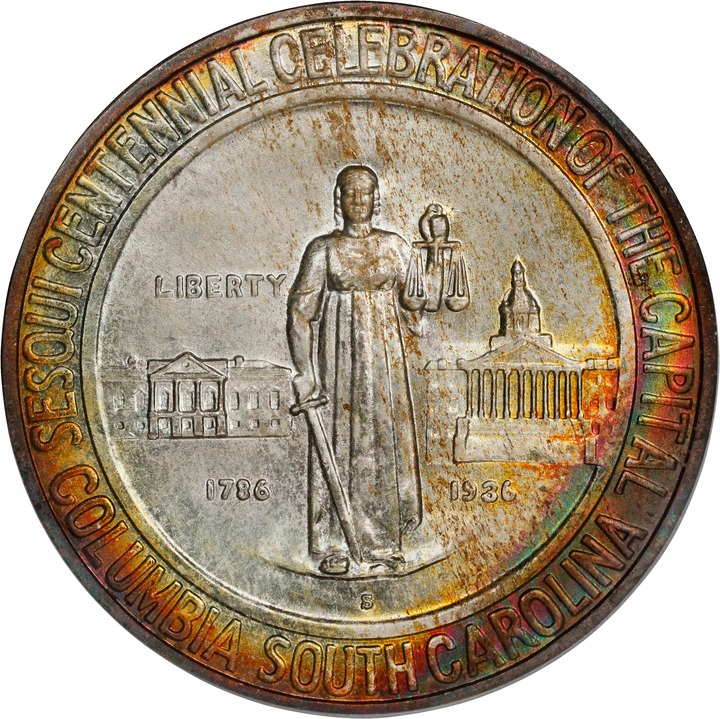 1936-S 50c Columbia XF45 CAC thumbnail 22