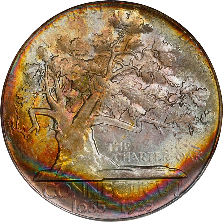 1935 50c Connecticut MS66 thumbnail 3