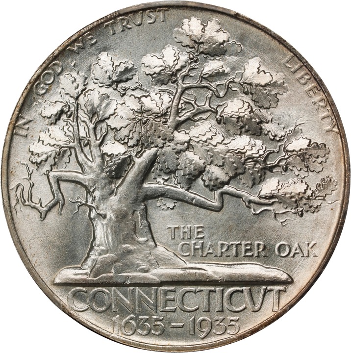 1935 50c Connecticut MS thumbnail 8