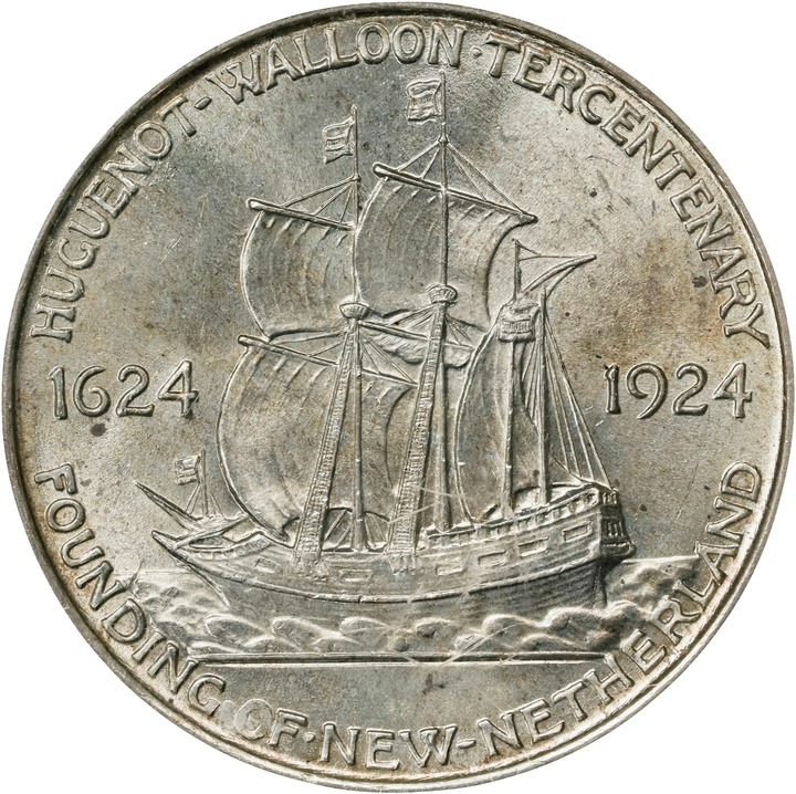 1924 50c Huguenot-Walloon MS65 thumbnail 6