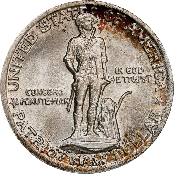 Image for 1925 50c Lexington-Concord MS65