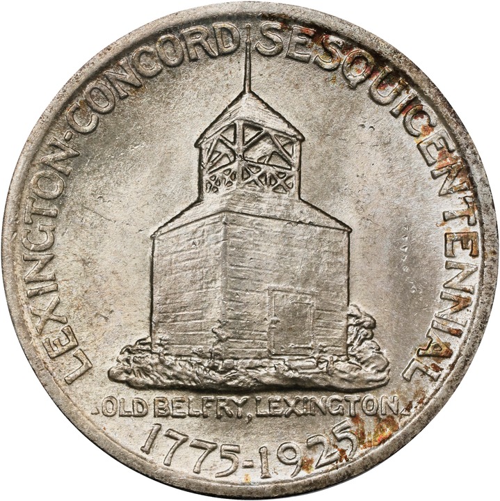 1925 50c Lexington-Concord MS65 thumbnail 2