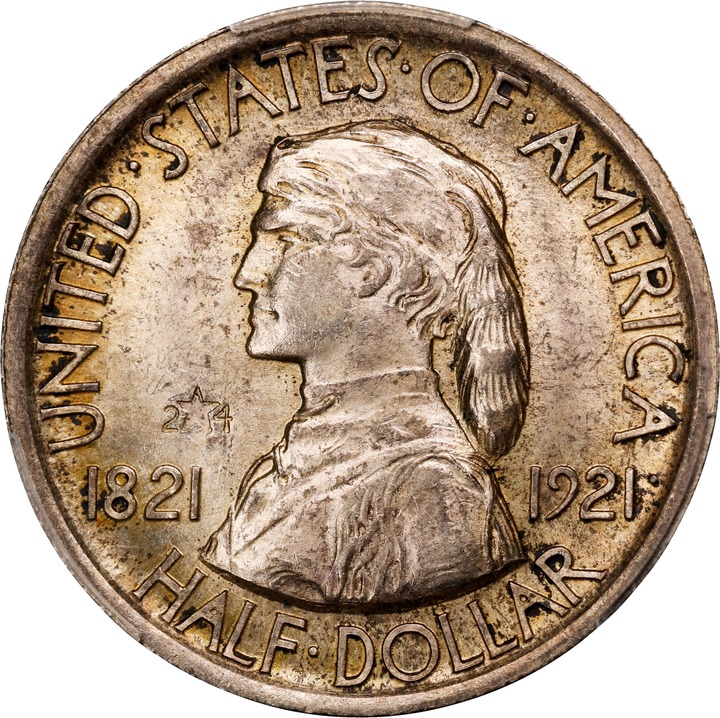 Image for 1921 50c Missouri, 2x4 MS63