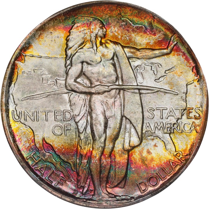 1937-D 50c Oregon Trail AU50 CAC thumbnail 19