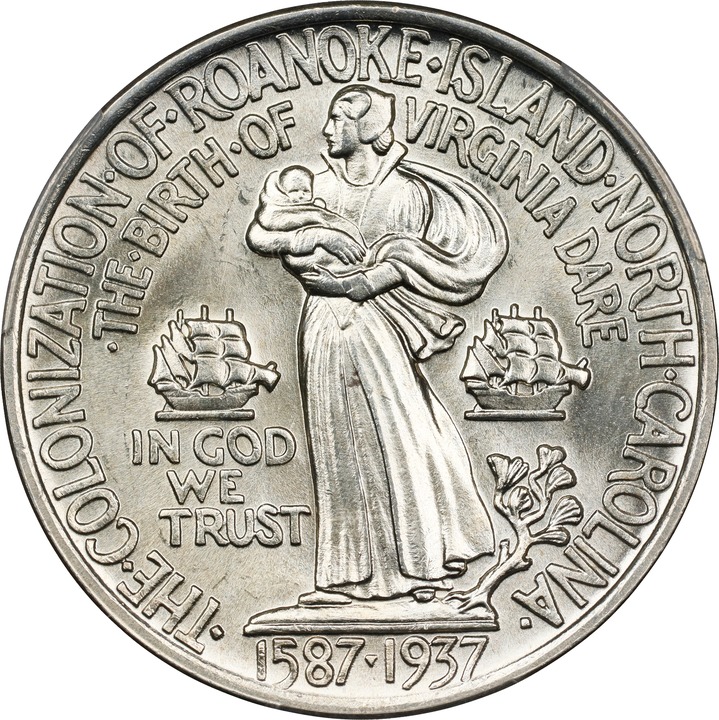 1937 50c Roanoke Island MS66 thumbnail 6