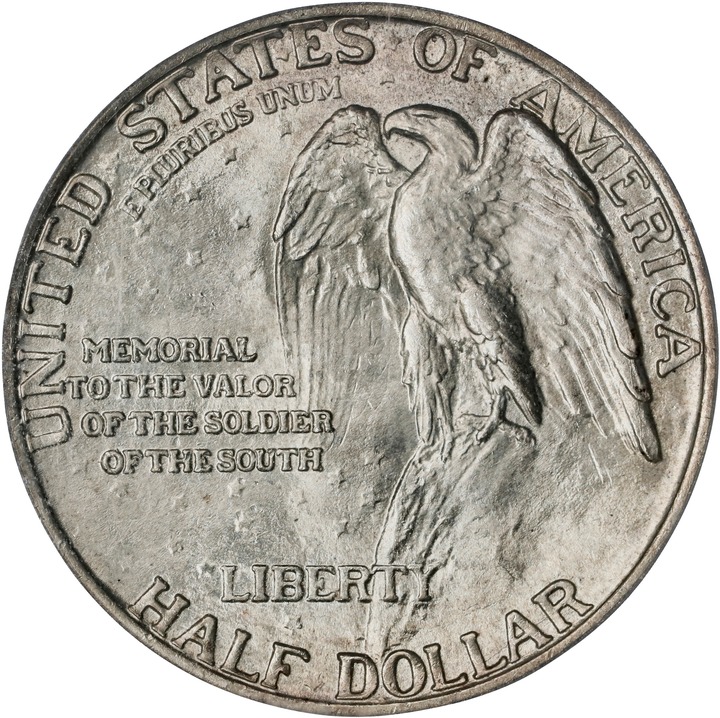 1925 50c Stone Mountain MS65 CAC thumbnail 2
