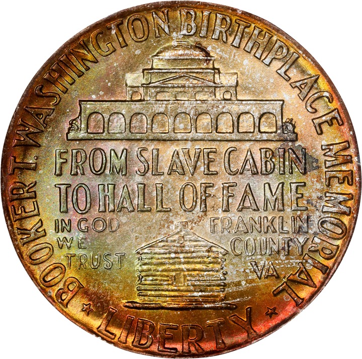 Booker T. Washington Memorial 50c [Type] MS67 thumbnail 2