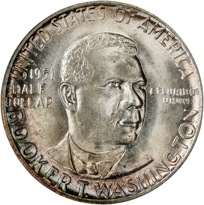 Booker T. Washington Memorial 50c [Type] MS65 thumbnail 5