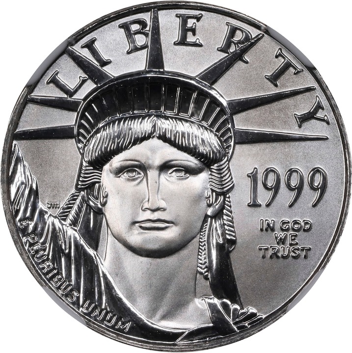 Image for American Platinum Eagle (APE) P$25  1/4 Ounce, 1997-2008 [Type] MS69