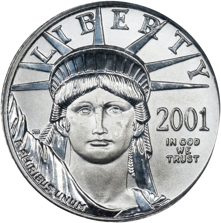 American Platinum Eagle (APE) P$10  1/10 Ounce, 1997-2008 [Type] MS65 thumbnail 21