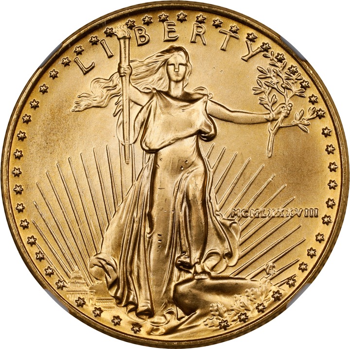 1988 $25  Gold Eagle MS69 thumbnail 9