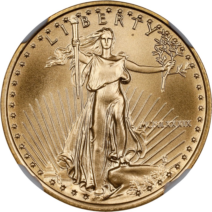 Image for 1989 $10  Gold Eagle MS70