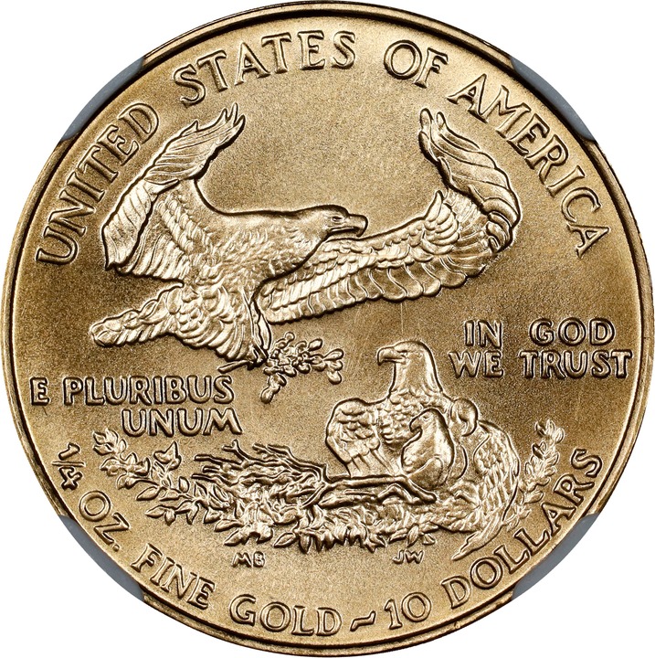 1989 $10  Gold Eagle MS70 thumbnail 4