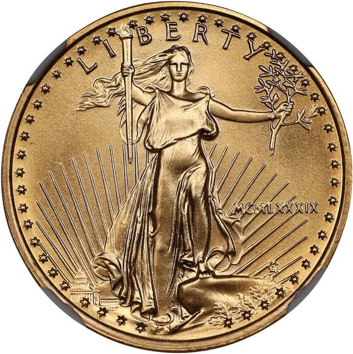 1989 $10  Gold Eagle MS70 thumbnail 7