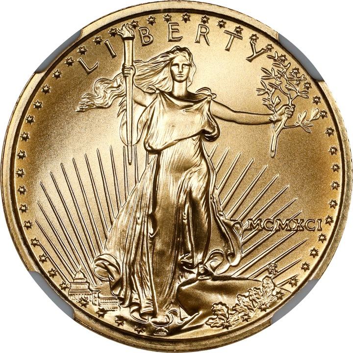 1991 $10  Gold Eagle OGP thumbnail 14