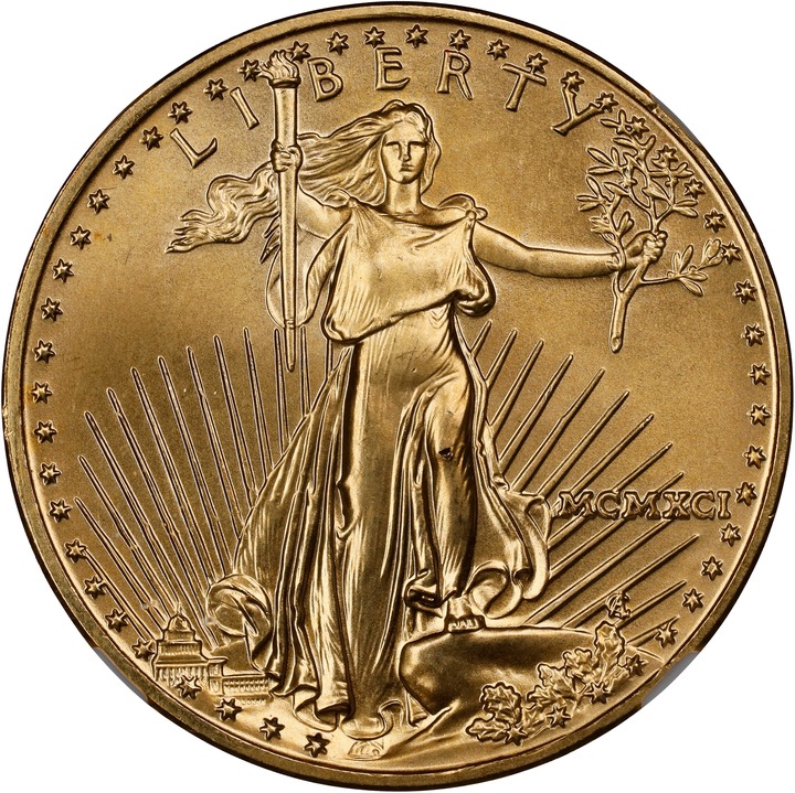 1991 $25  Gold Eagle OGP thumbnail 7