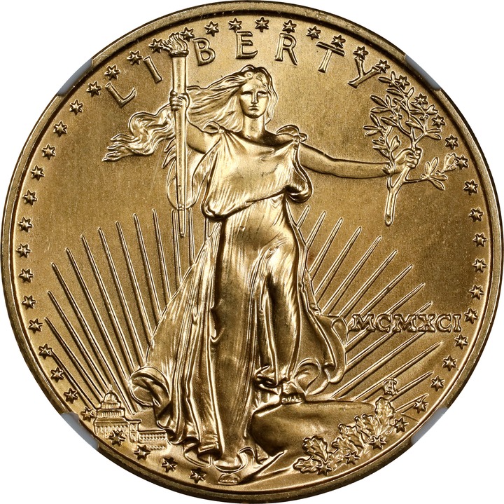 1991 $25  Gold Eagle OGP thumbnail 9