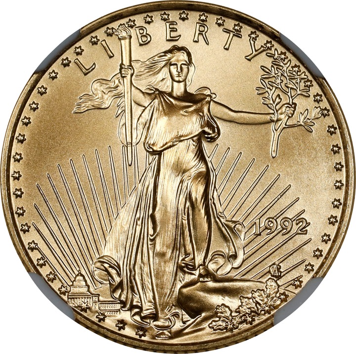 Image for 1992 $10  Gold Eagle MS69