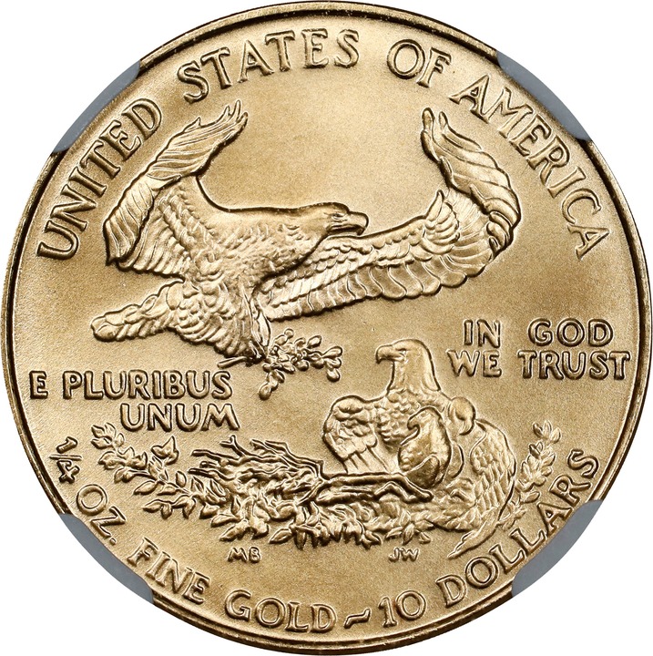 1992 $10  Gold Eagle MS69 thumbnail 2