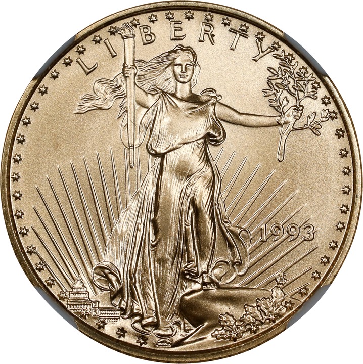 1993 $10  Gold Eagle MS64 thumbnail 22