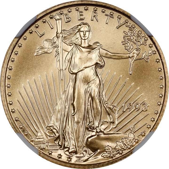 1993 $10  Gold Eagle MS64 thumbnail 24