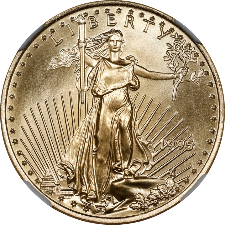 1995 $10  Gold Eagle MS69 thumbnail 7