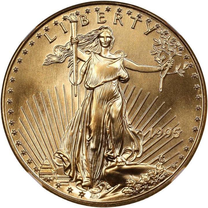 1995 $25  Gold Eagle MS69 thumbnail 5