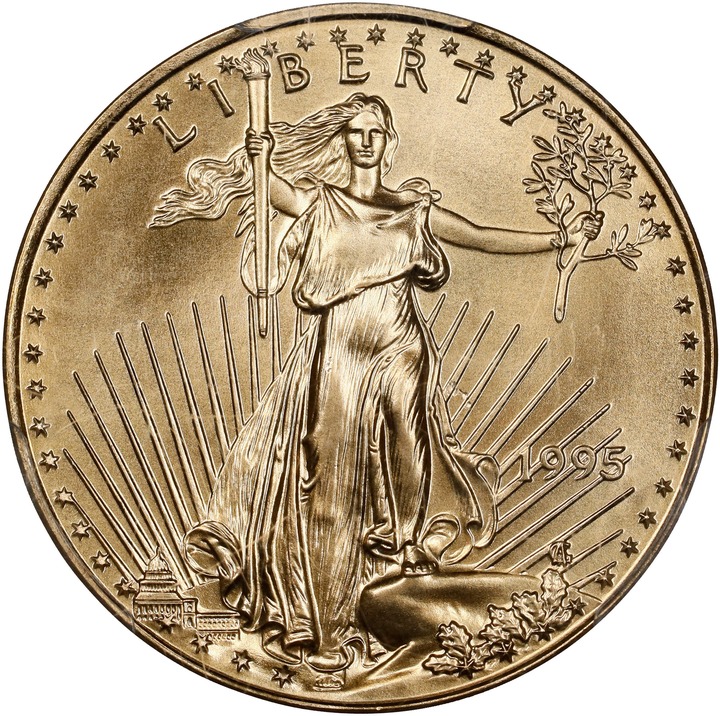 Image for 1995 $25  Gold Eagle MS69
