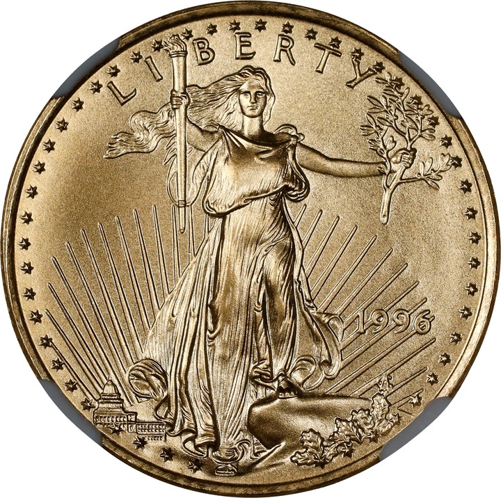 1996 $10  Gold Eagle MS64 thumbnail 13
