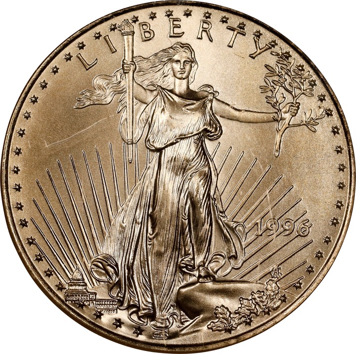 1996 $25  Gold Eagle MS69 CAC thumbnail 5