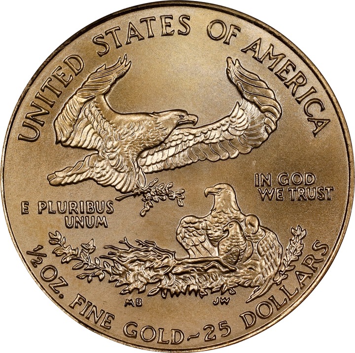 1996 $25  Gold Eagle MS69 CAC thumbnail 6