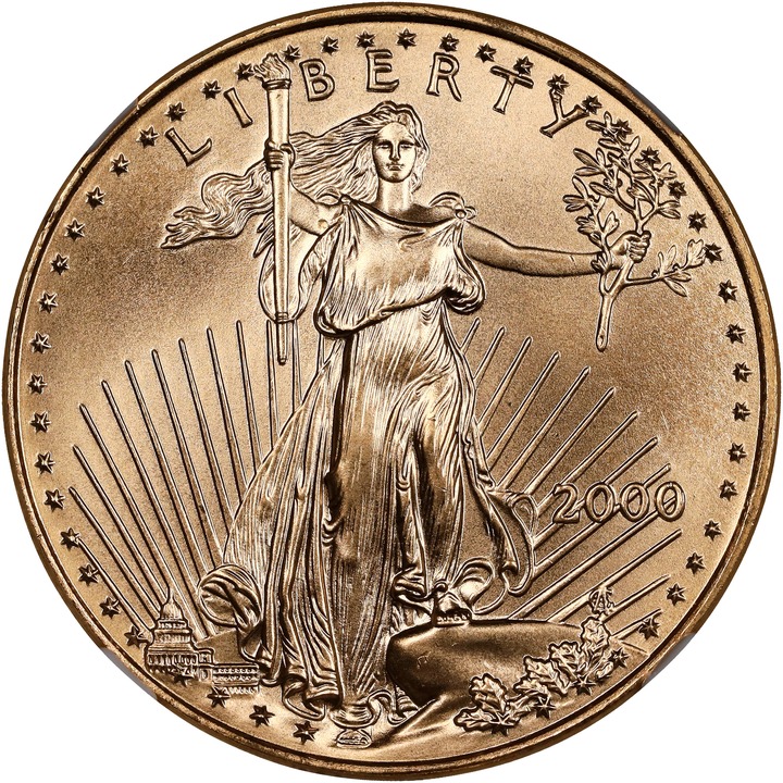 2000 $25  Gold Eagle MS64 thumbnail 24