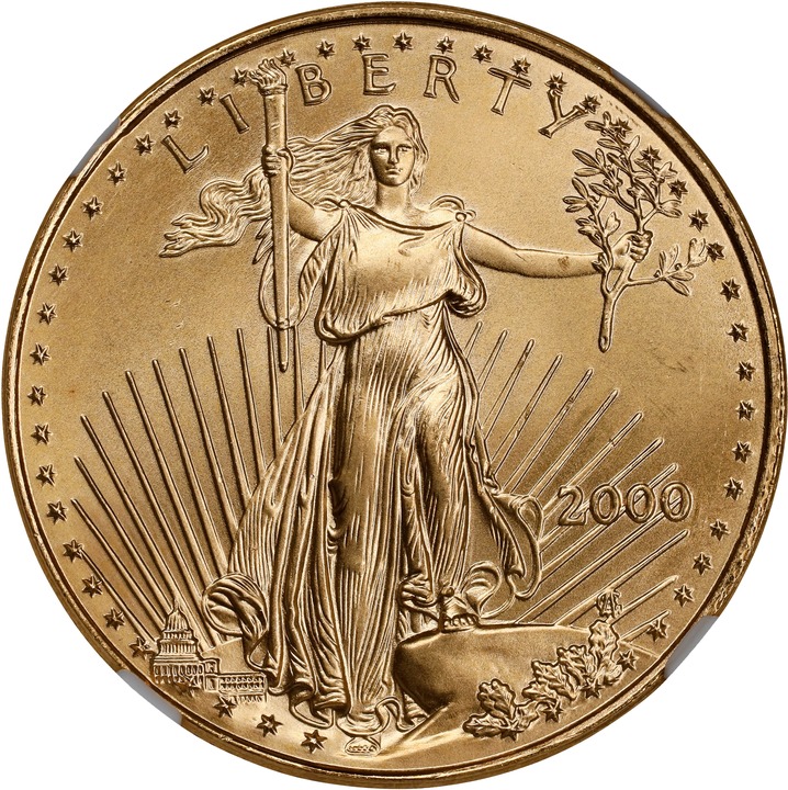 2000 $25  Gold Eagle MS69 thumbnail 11