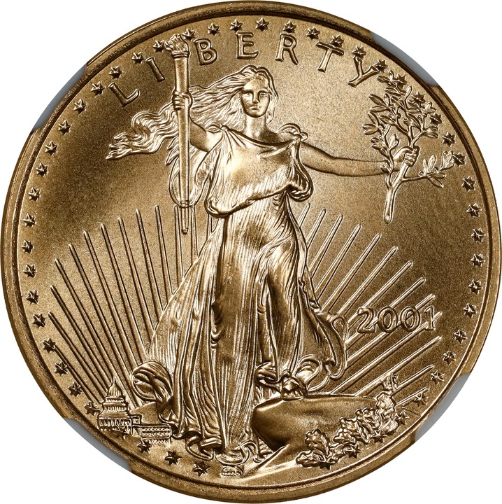 2001 $10  Gold Eagle MS69 thumbnail 5