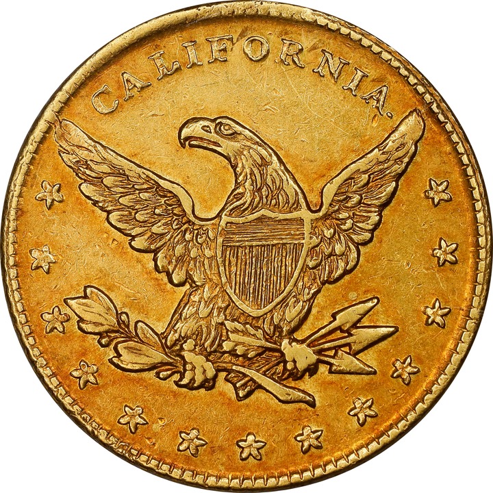 (1849) G$10 Miners Bank, K-1 MS thumbnail 6