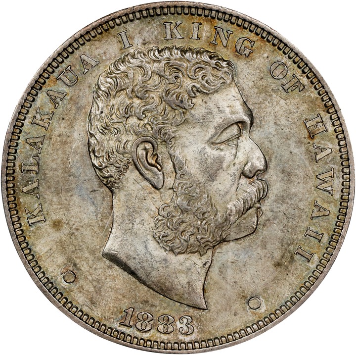 1883 $1  Hawaii MS thumbnail 8