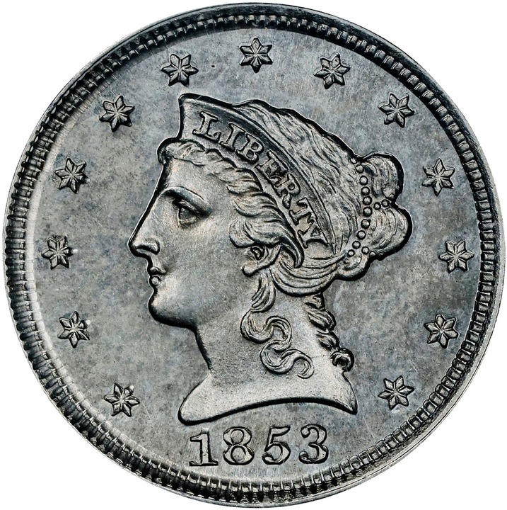 1853 P1C Copper-Nickel, J-151 PR thumbnail 2