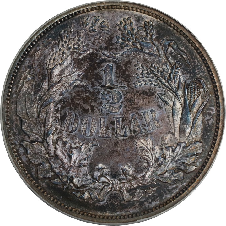 1859 P50c Silver, J-239 PR thumbnail 3