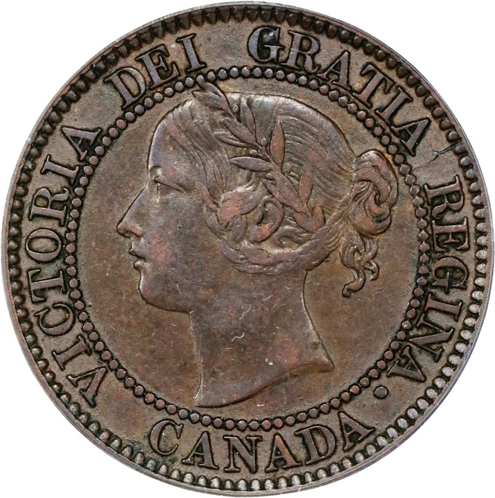 Image for 1859/8 1c Province of Canada, Medal Alignment, Wide 9 MS BN VF35 BN