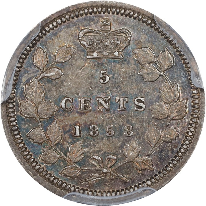 1858 5c Province of Canada, Small Date VG10 thumbnail 24