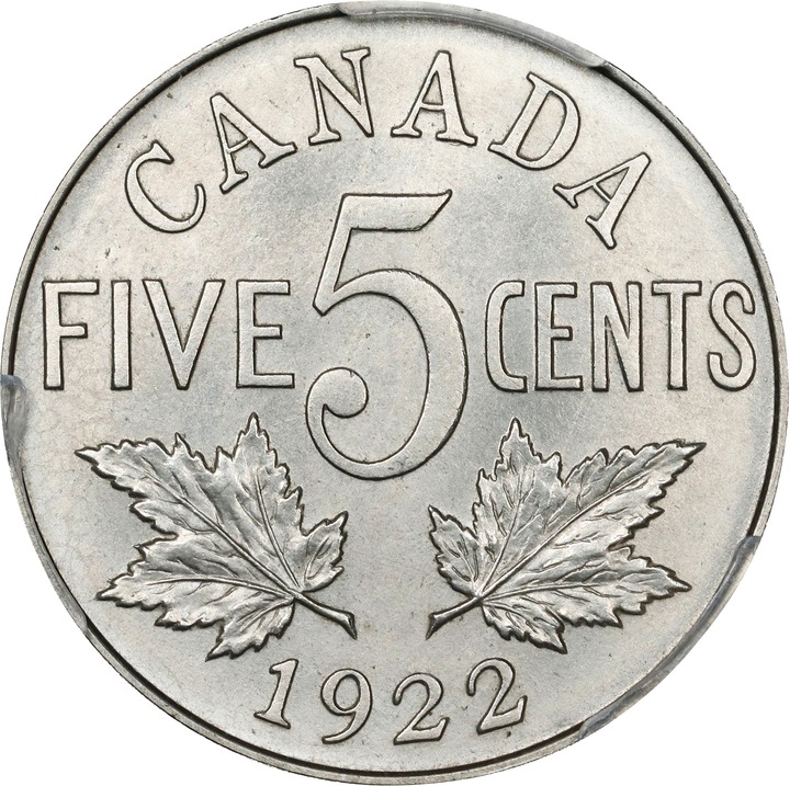 1922 5c MS61 thumbnail 2