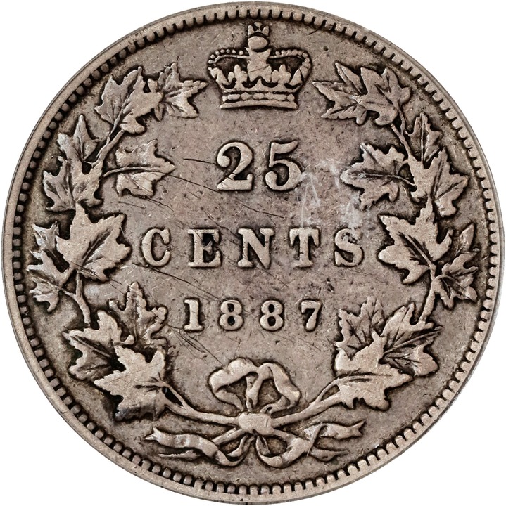 1887 25c VG10 thumbnail 4