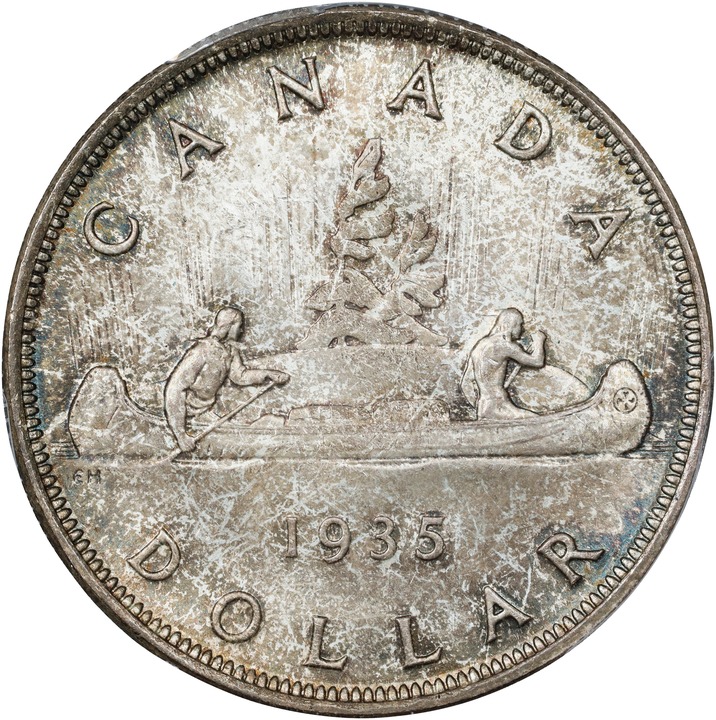 George V S$1  1935-1936 MS [Type] (KM-36) XF40 thumbnail 20