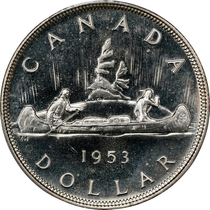 1953 S$1  No Strap MS61 thumbnail 6