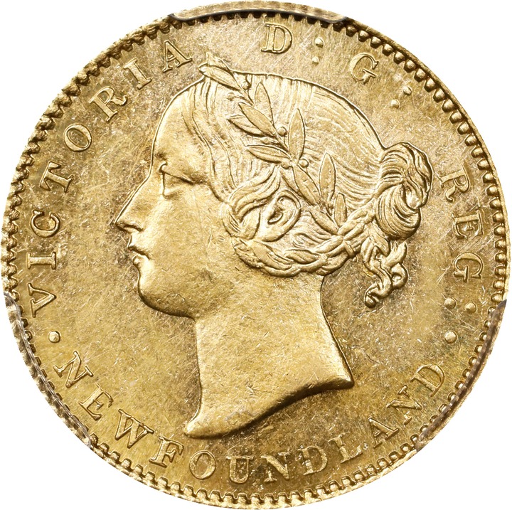 Image for 1865 $2 Newfoundland AU58