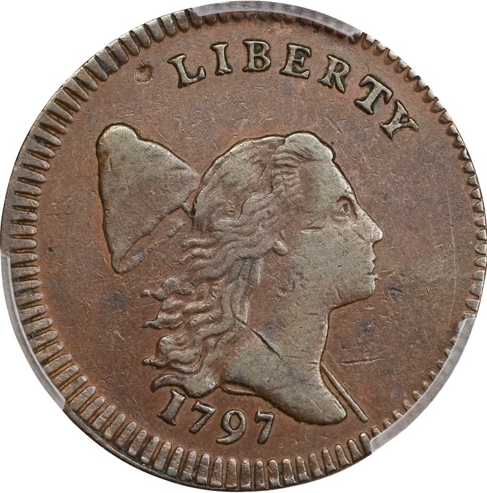 1797 1/2c Plain Edge, Low Head, C-3a MS BN thumbnail 5
