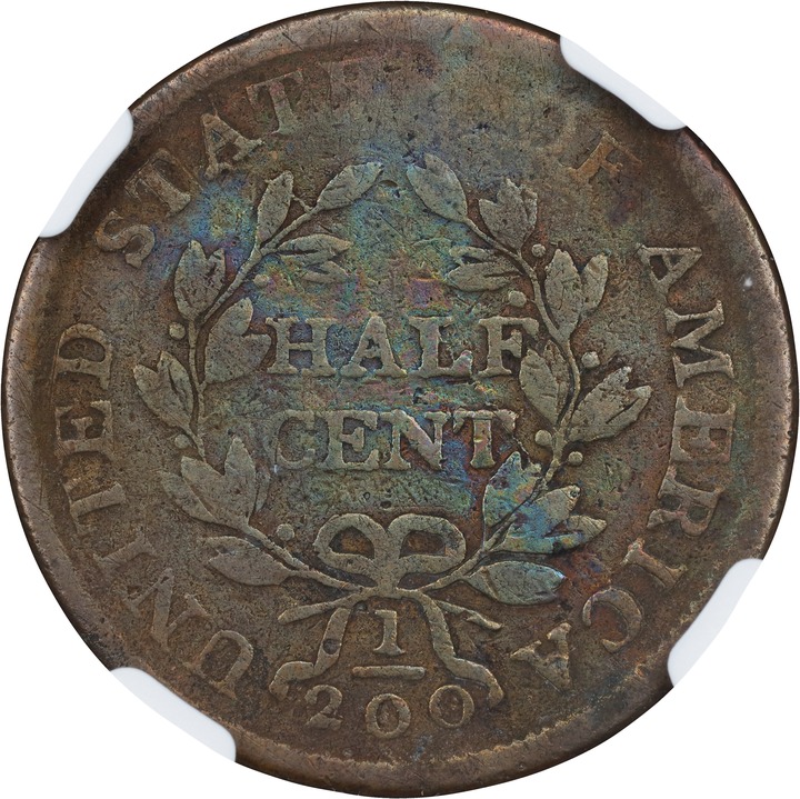 1804 1/2c Spiked Chin, C-5 MS BN G6 BN thumbnail 2