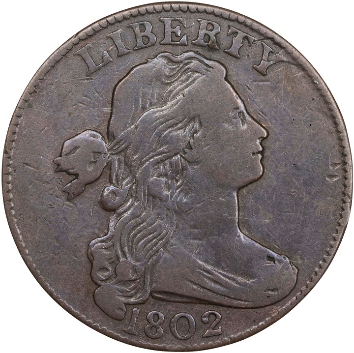 1802 1c Normal Reverse, S-232  MS BN thumbnail 2