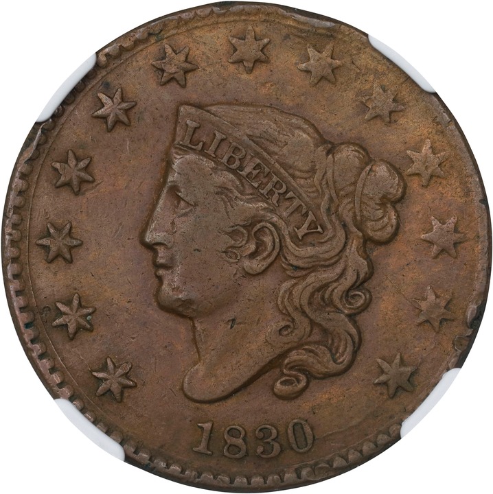 1830 1c Large Letters, N-4 MS BN AG3 BN CAC thumbnail 16