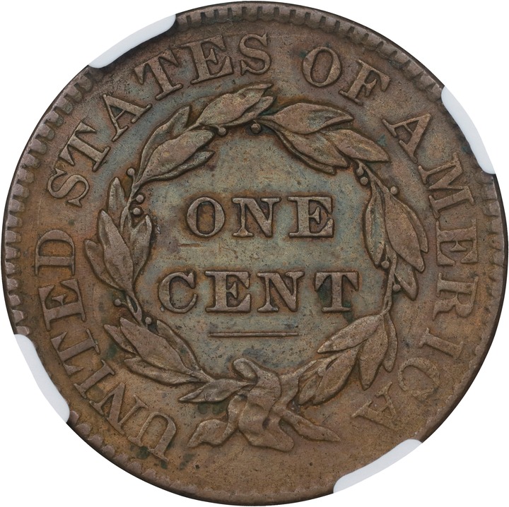1830 1c Large Letters, N-4 MS BN AG3 BN CAC thumbnail 17